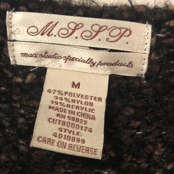 Max Studio women’s black sweater - Picture 3 of 3